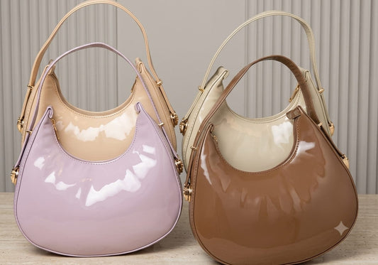 Premium Patent Hobo Bag Collection