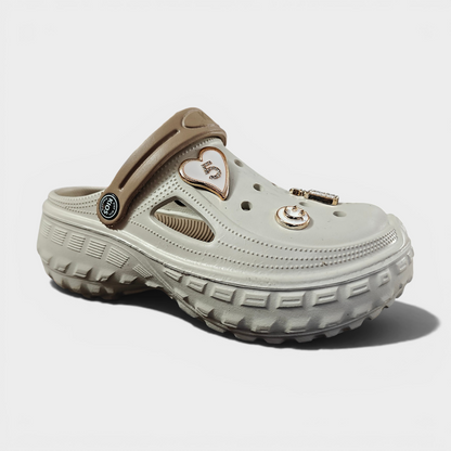 Cute Charm Clogs for Kids – Lightweight Casual Garden Shoes