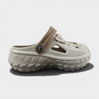 Cute Charm Clogs for Kids – Lightweight Casual Garden Shoes