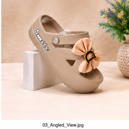 Cute Bow Platform Slippers for Everyday Comfort