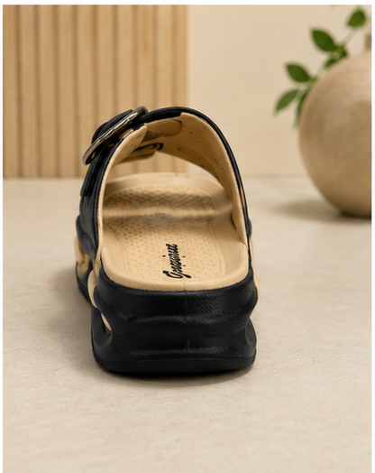 Stylish Dual-Buckle Comfort Sandals