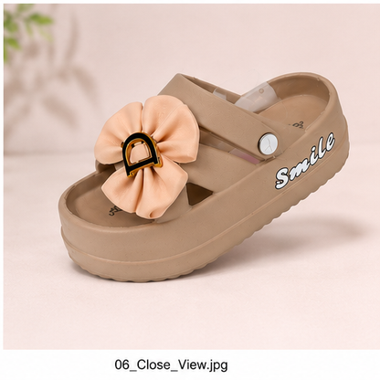 Cute Bow Platform Slippers for Everyday Comfort