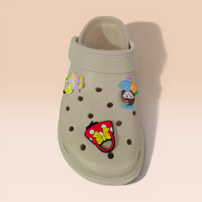 Kids Cartoon Charm Clogs – Lightweight Comfort Slip-On Sandals